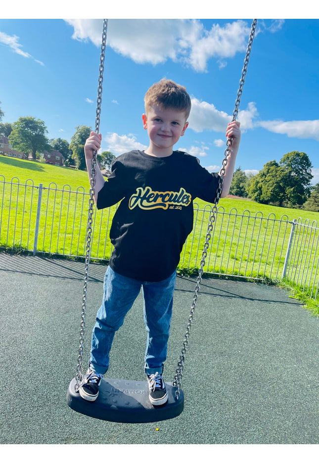 Hercules Retro design T-Shirt Kids - Black
