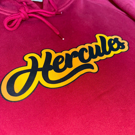 Adults Hercules Ice Hockey Hoodie Wine/maroon