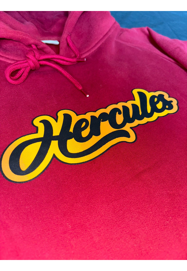 Adults Hercules Ice Hockey Hoodie Wine/maroon
