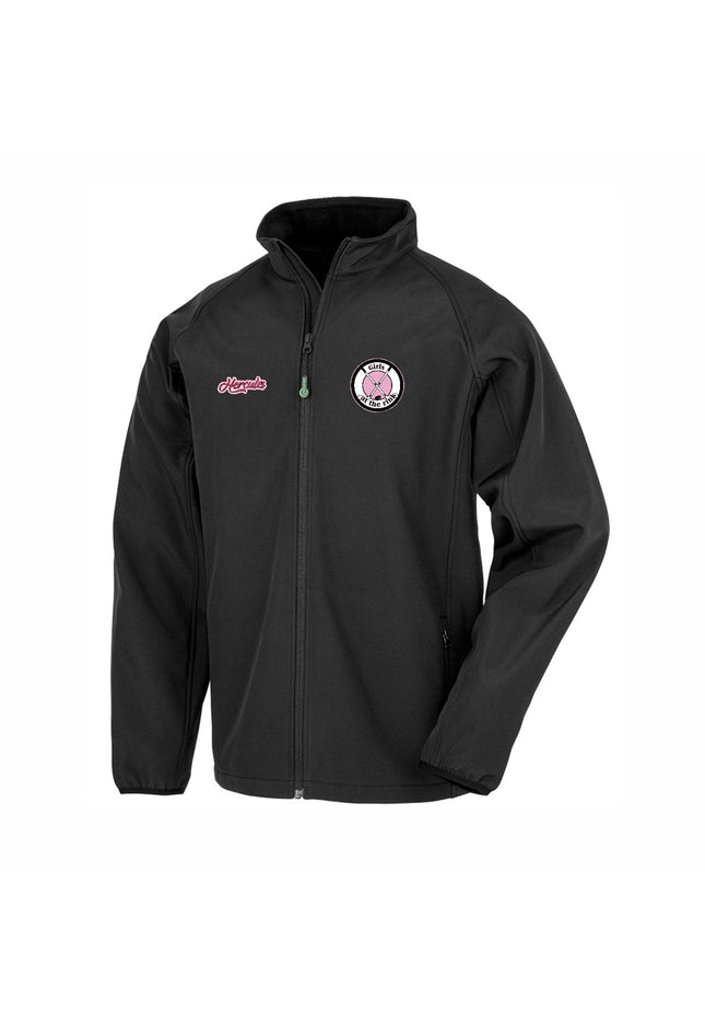 Adults Hercules X Girls at The Rink Recycled Softshell Jacket