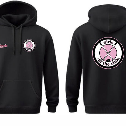 Adults Hercules X Girls at The Rink Circle Logo Hoodie