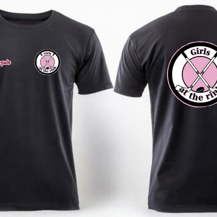 Adults Hercules X Girls at The Rink Circle Logo T Shirt